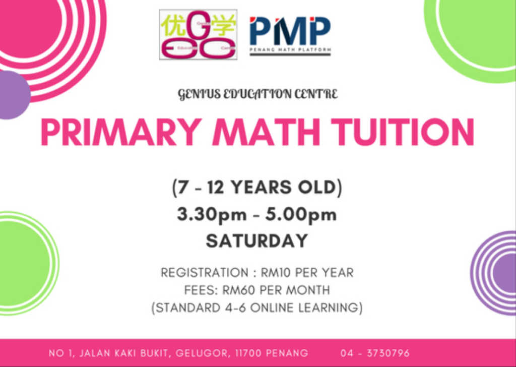 Primary Math Tuition | Penang Math Platform