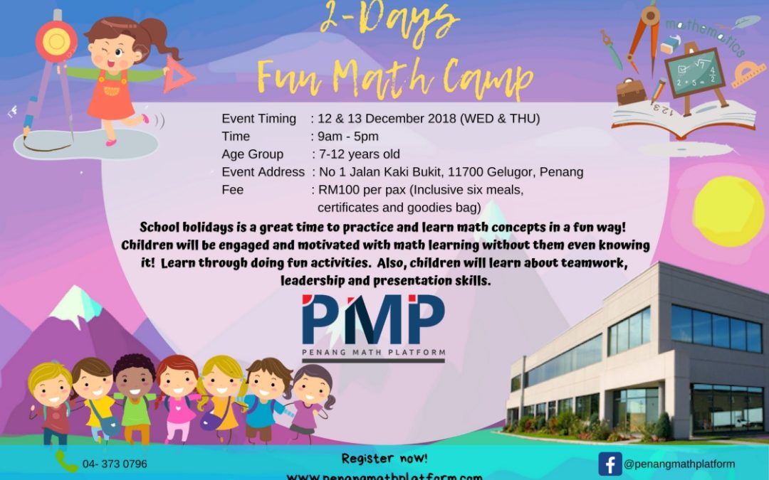 2-days Fun Math Camp (Primary School)