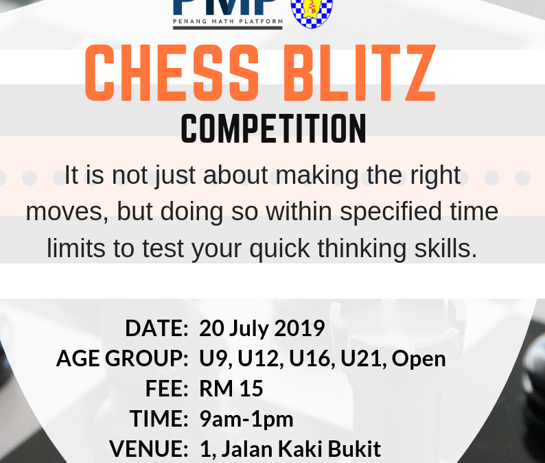 PMP 3rd Chess Competition (Chess Blitz)