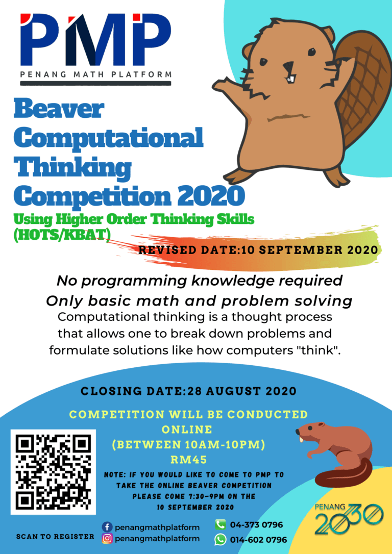 Beaver Computational Thinking Competition | Penang Math Platform