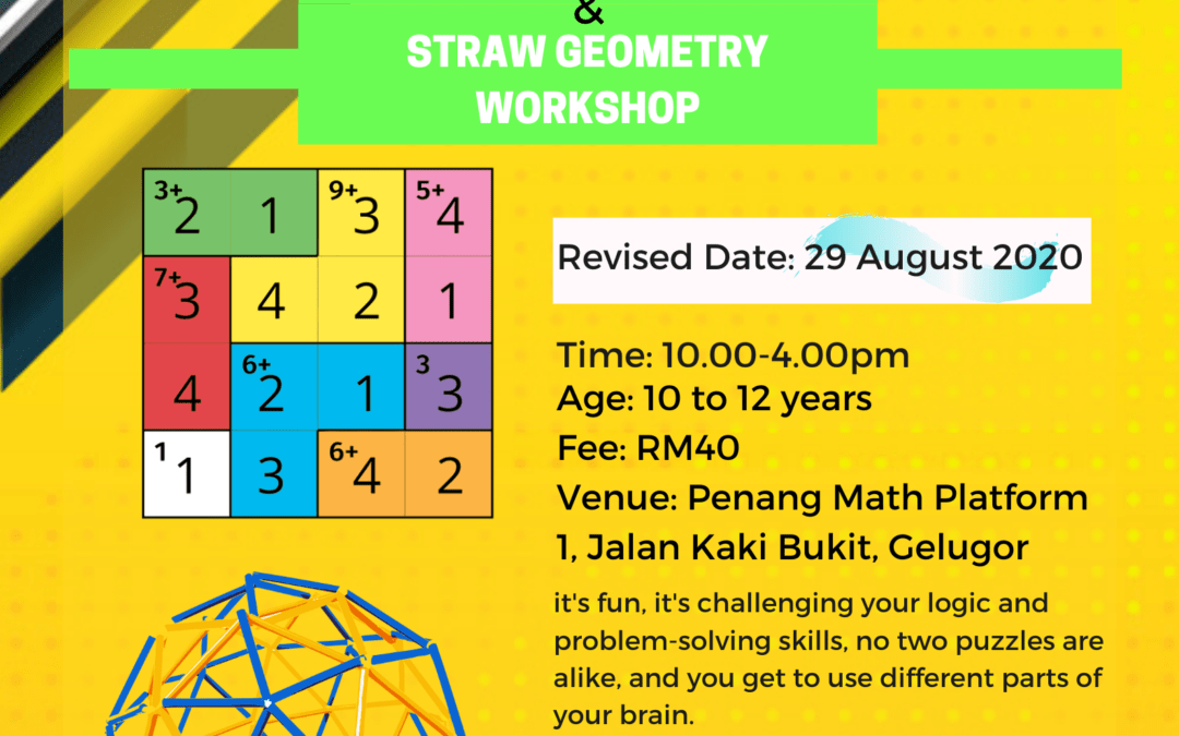 Kenken Puzzle & Straw Geometry workshop