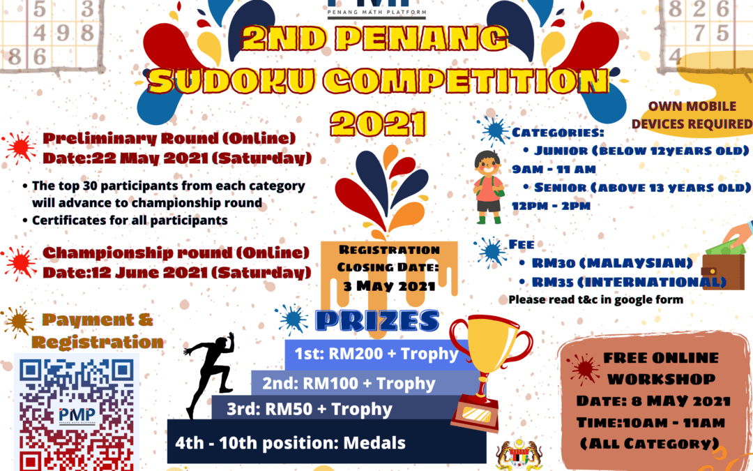 2nd Penang Sudoku Compettion 2021