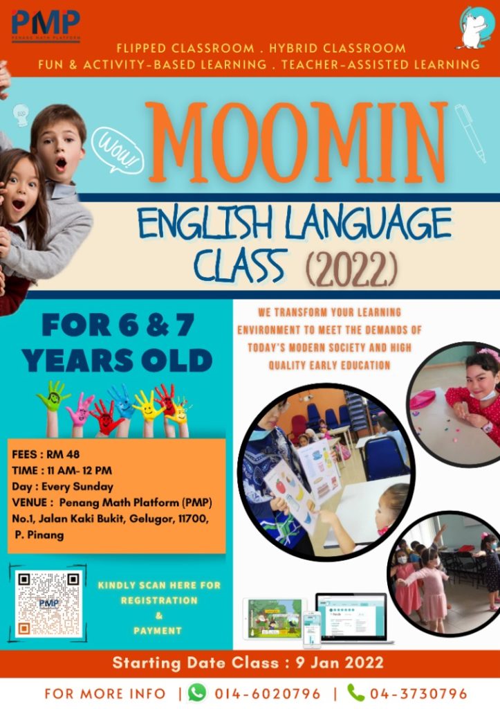 Moomin English Language Class (2022) | Penang Math Platform