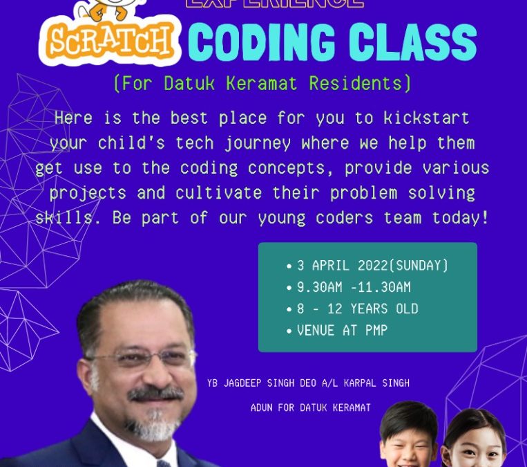 FREE Experience Scratch Coding Class (Datuk Keramat)
