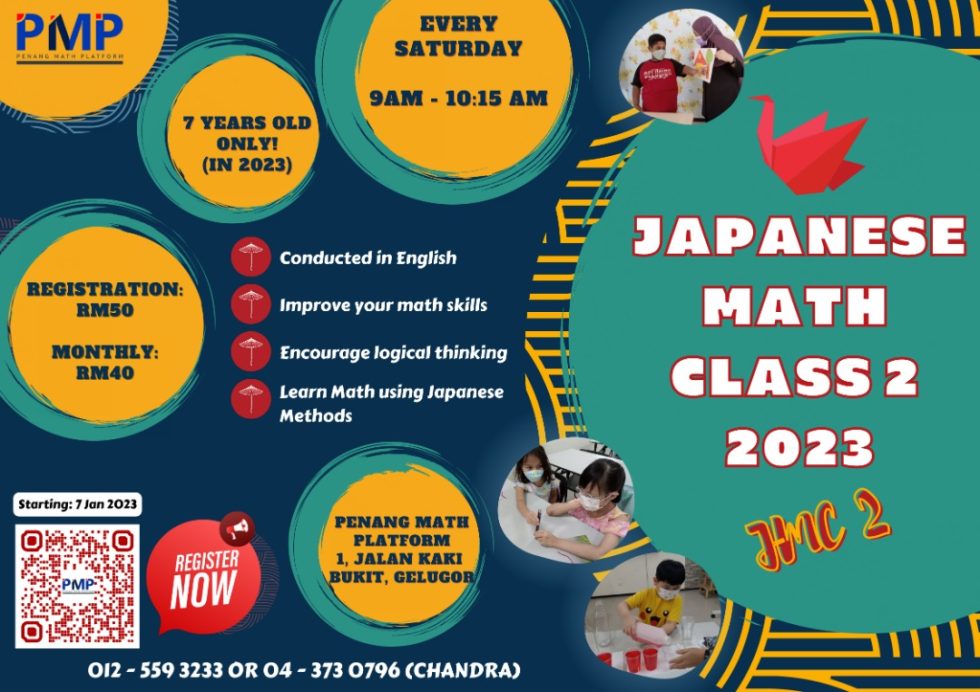 Jaapanese Math Class (JMC) Part II 2023 | Penang Math Platform