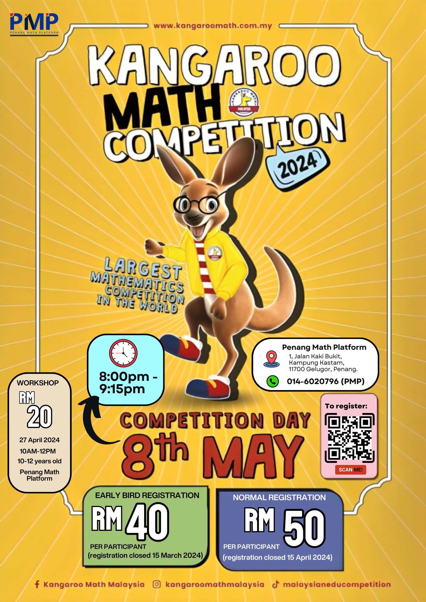 Kangaroo Math Competition & 2024 Penang Math Platform