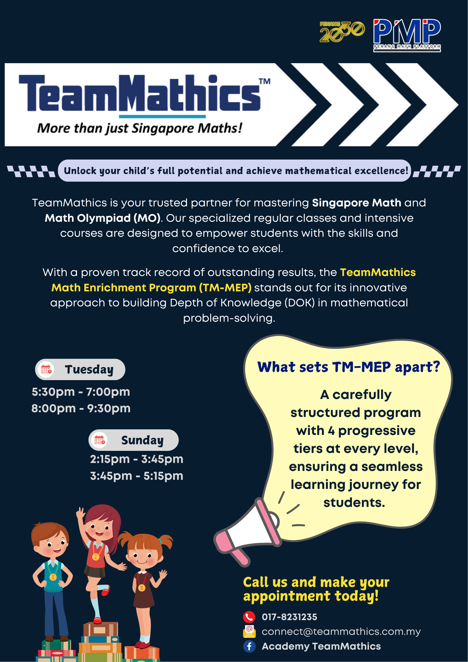 Mep Math Enhancement Program TeamMathics - PMP