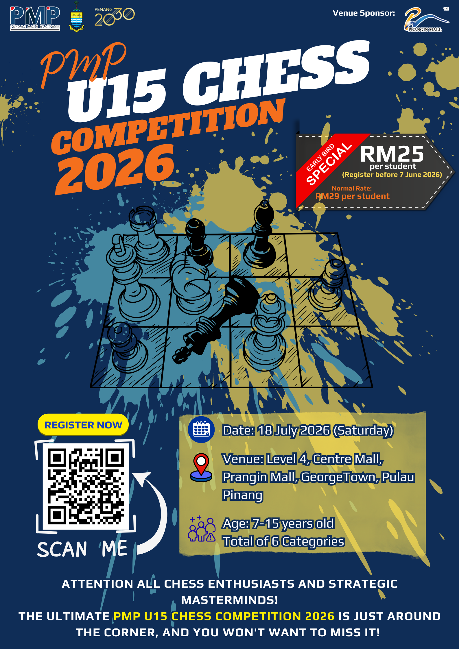PMP U15 CHESS COMPETITION 2026 - PMP