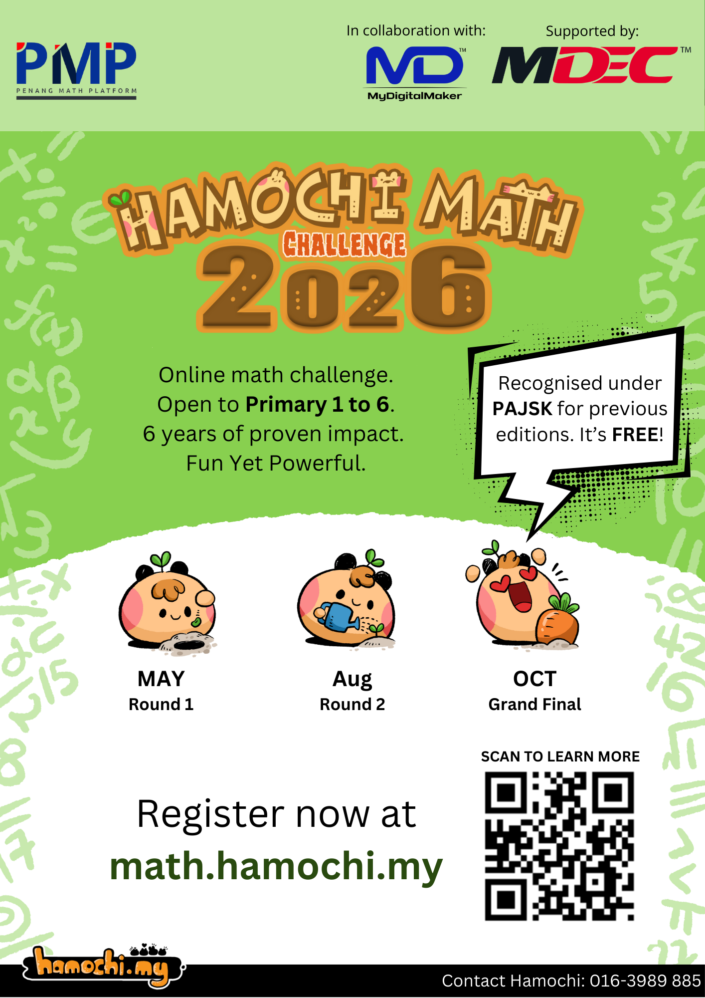 Hamochi Math Chapter 1 HAMOCHI MATH CHALLENGE 2026 - PMP