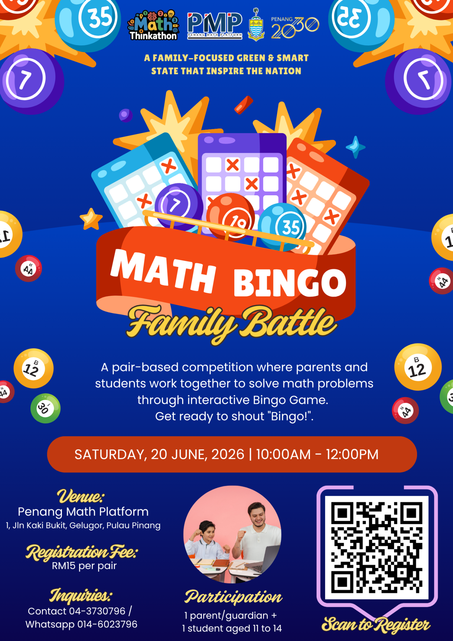 MATH BINGO FAMILY BATTLE - PMP