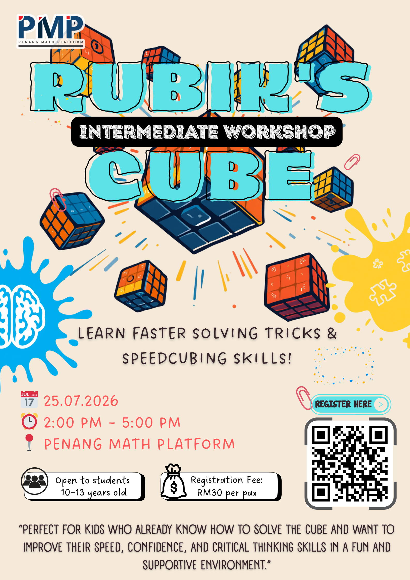 Intermediate Level Cubes RUBIK’S CUBE INTERMEDIATE WORKSHOP - PMP